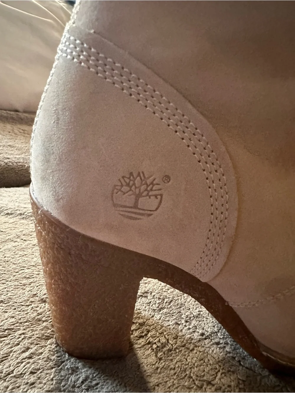 Timberland Women's Wheat Lace-Up Block Heel Boots